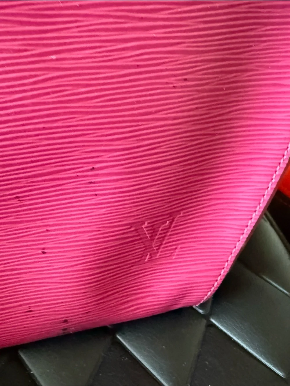 Louis Vuitton Hot Pink Epi Dome Tote